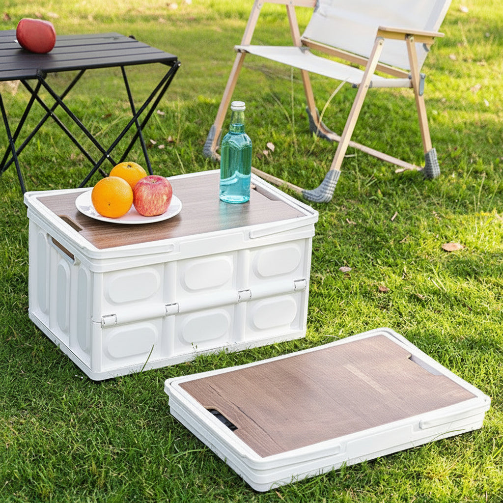 Foldable Storage Box With Hardtop For Camping and Travel