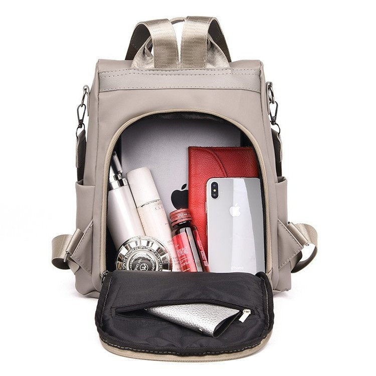 K-Style Fashion Leather Dual Strap Backpack